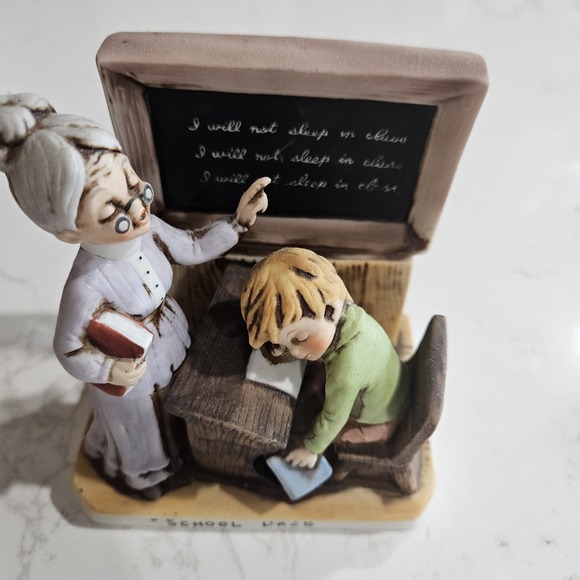 Enesco Other - Enesco Kim Anderson School Mate Teacher & Student Porcelain Figurine, 1995